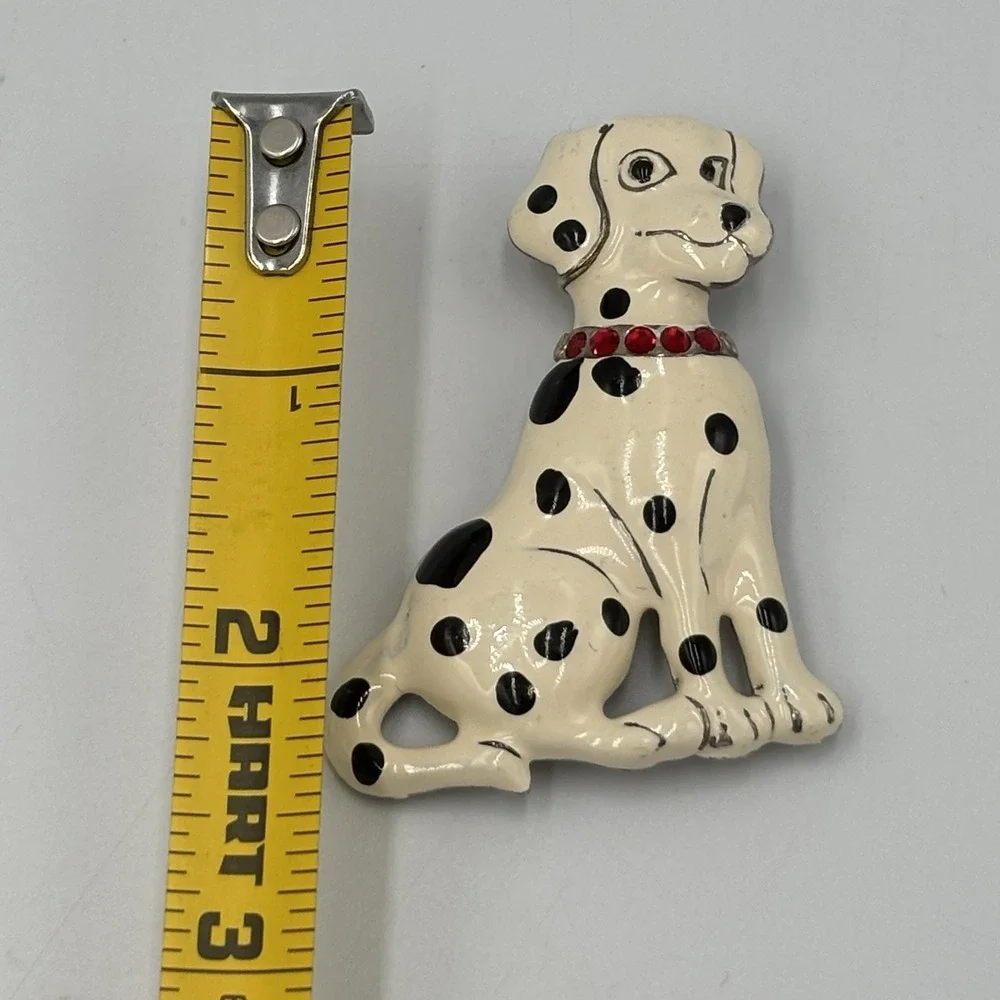 Vintage Dalmatian‎ Dog Brooch by Kerissa